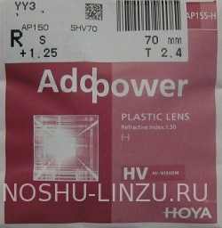    Hoya AddPower 1.5 Super Hi-vision 