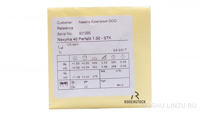   Rodenstock Nexyma 40 1.5 - STK Ultrasin