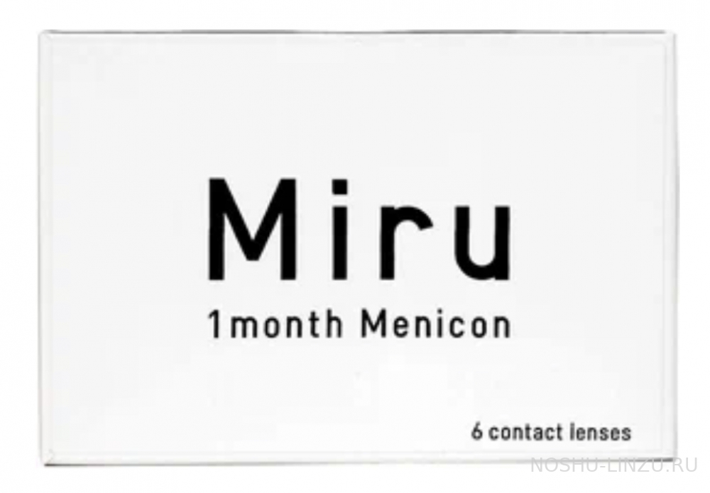   Menicon Miru 1 Month 6 