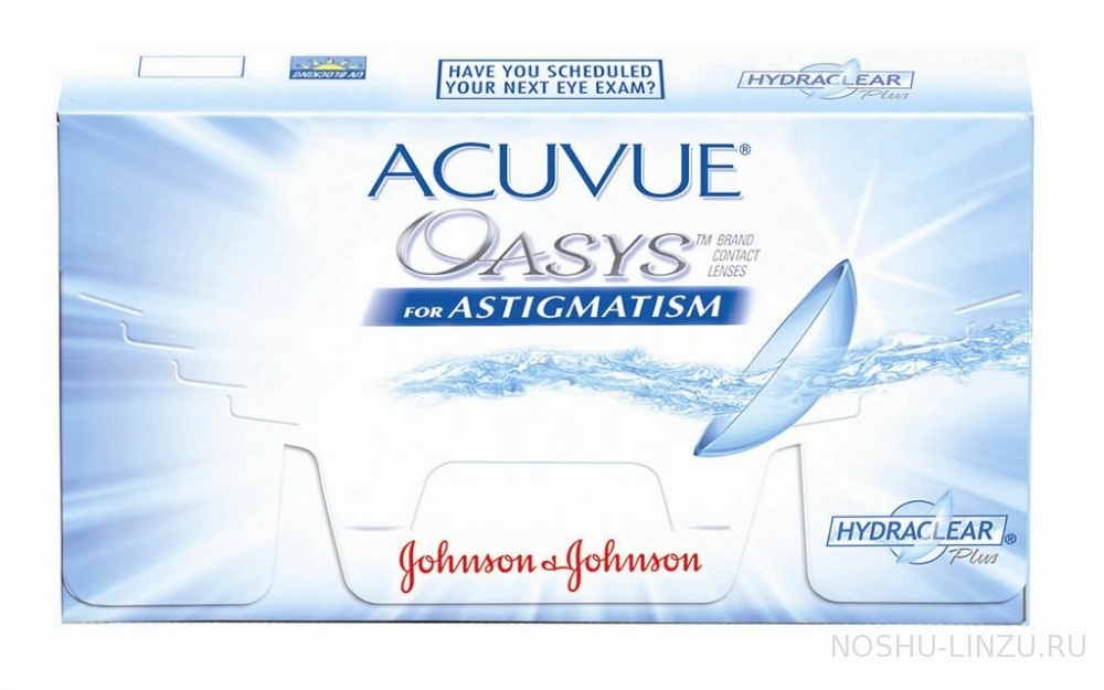  Johnson & Johnson Acuvue Oasys for Astigmatism with Hydraclear Plus 6 