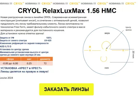    Cryol RelaxLuxMax 1,56 HMC
