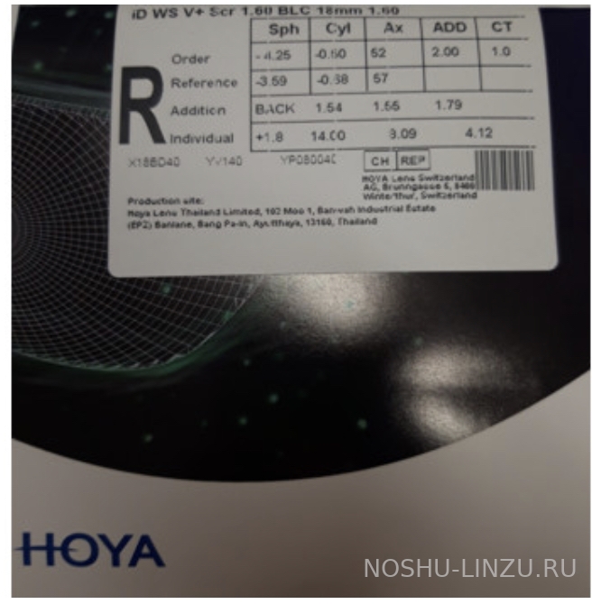    Hoya 1.5 WorkStyle 3 Super Hi-Vision