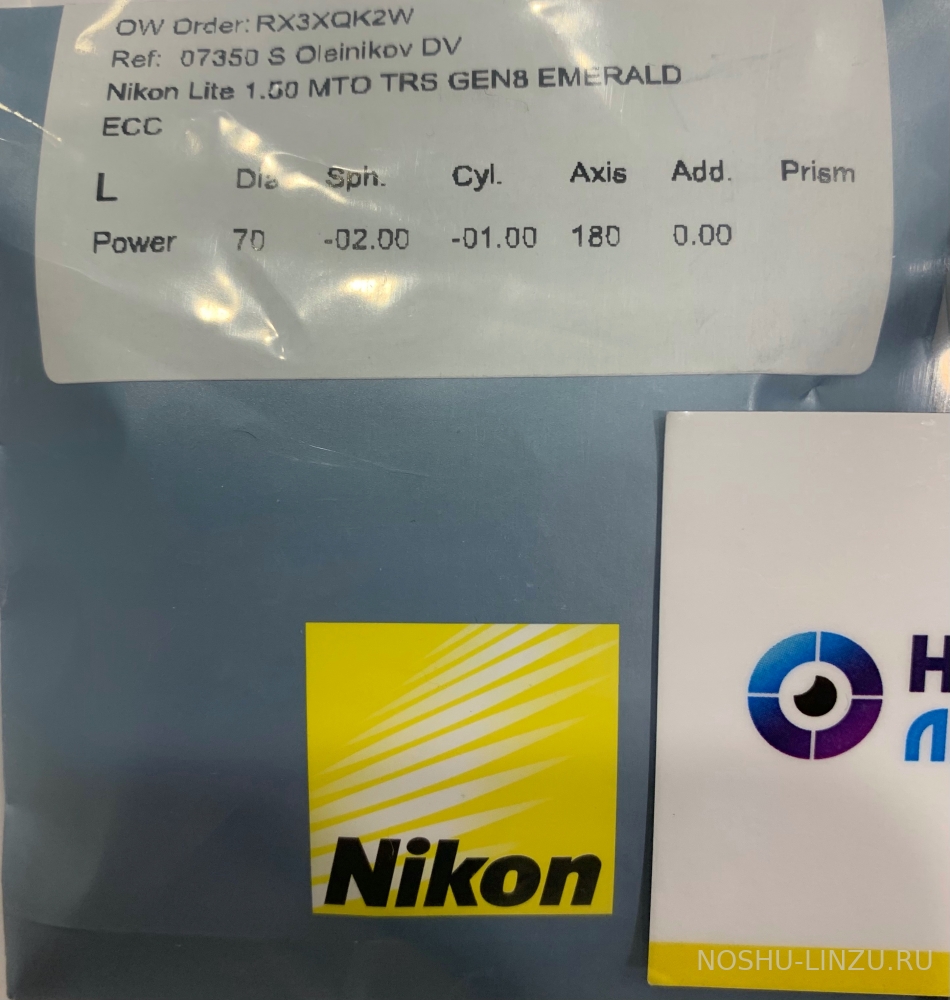    Nikon Lite SP Transitions GEN 8 Style Colors 1.6 ECC
