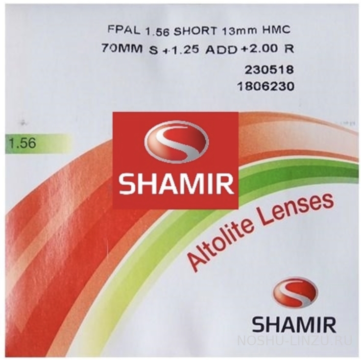    Shamir Altolite 1.56 HMC Progressive Fpal 13